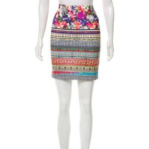 Clover Canyon Bengal Tigers Neoprene Skirt, Small